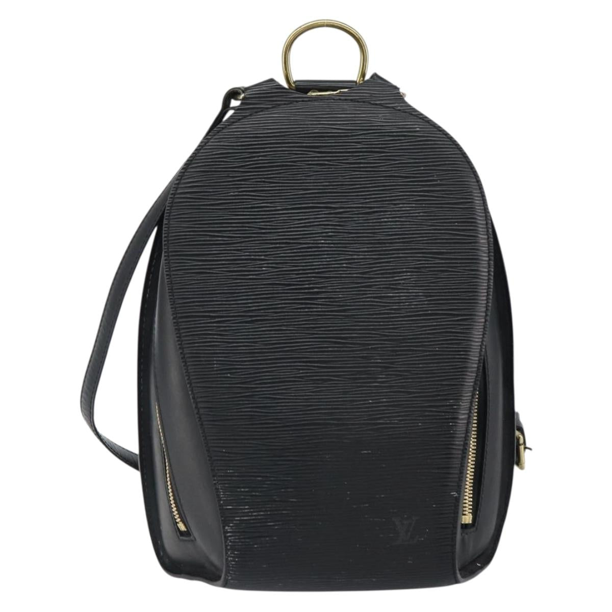LOUIS VUITTON Epi Mabillon Backpack Black M52232 LV Auth ep12835