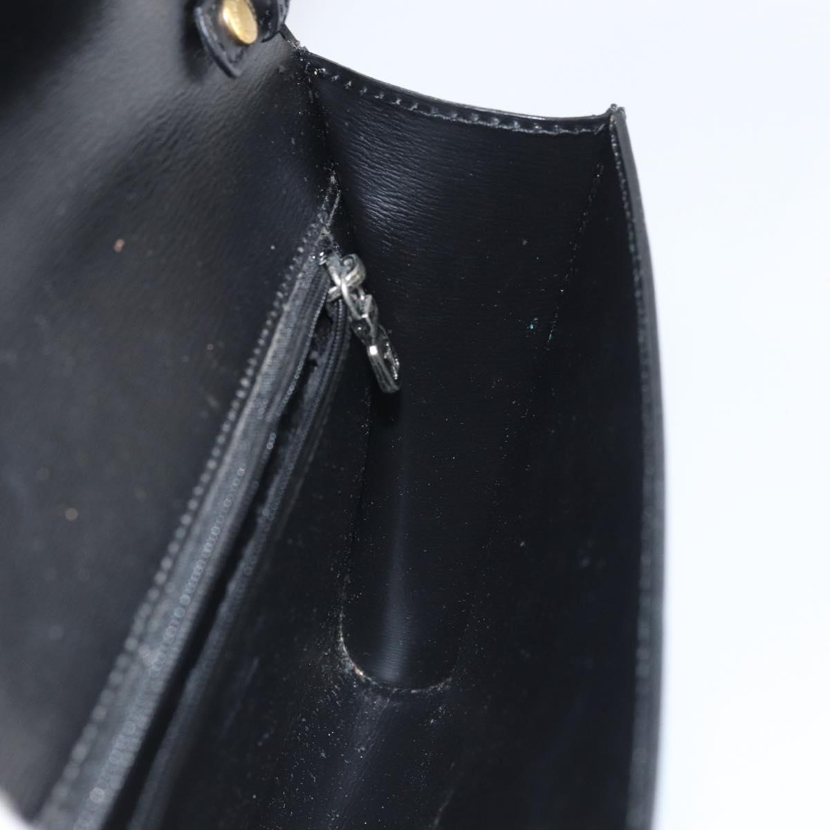 LOUIS VUITTON Epi Pochette Arche Shoulder Bag Black Noir M52572 LV Auth ep12836