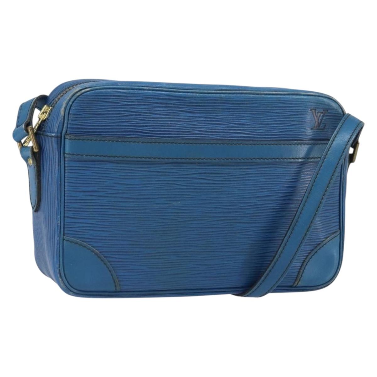 LOUIS VUITTON Epi Trocadero 23 Shoulder Bag Blue M52305 LV Auth ep12868