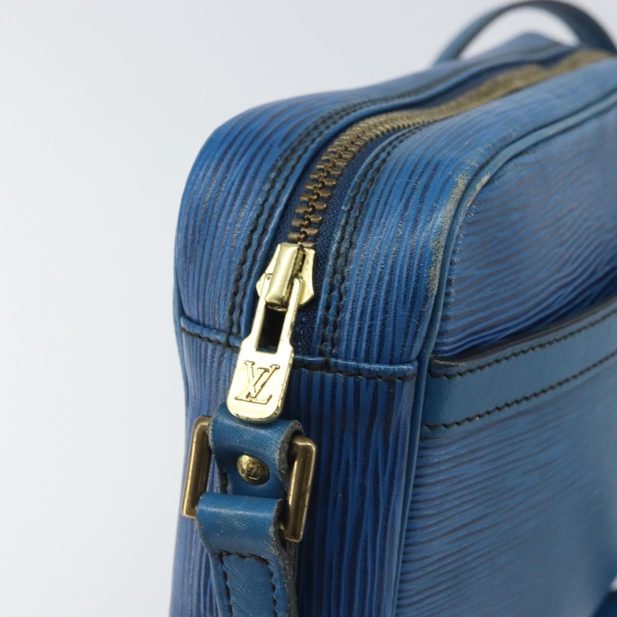 LOUIS VUITTON Epi Trocadero 23 Shoulder Bag Blue M52305 LV Auth ep12868