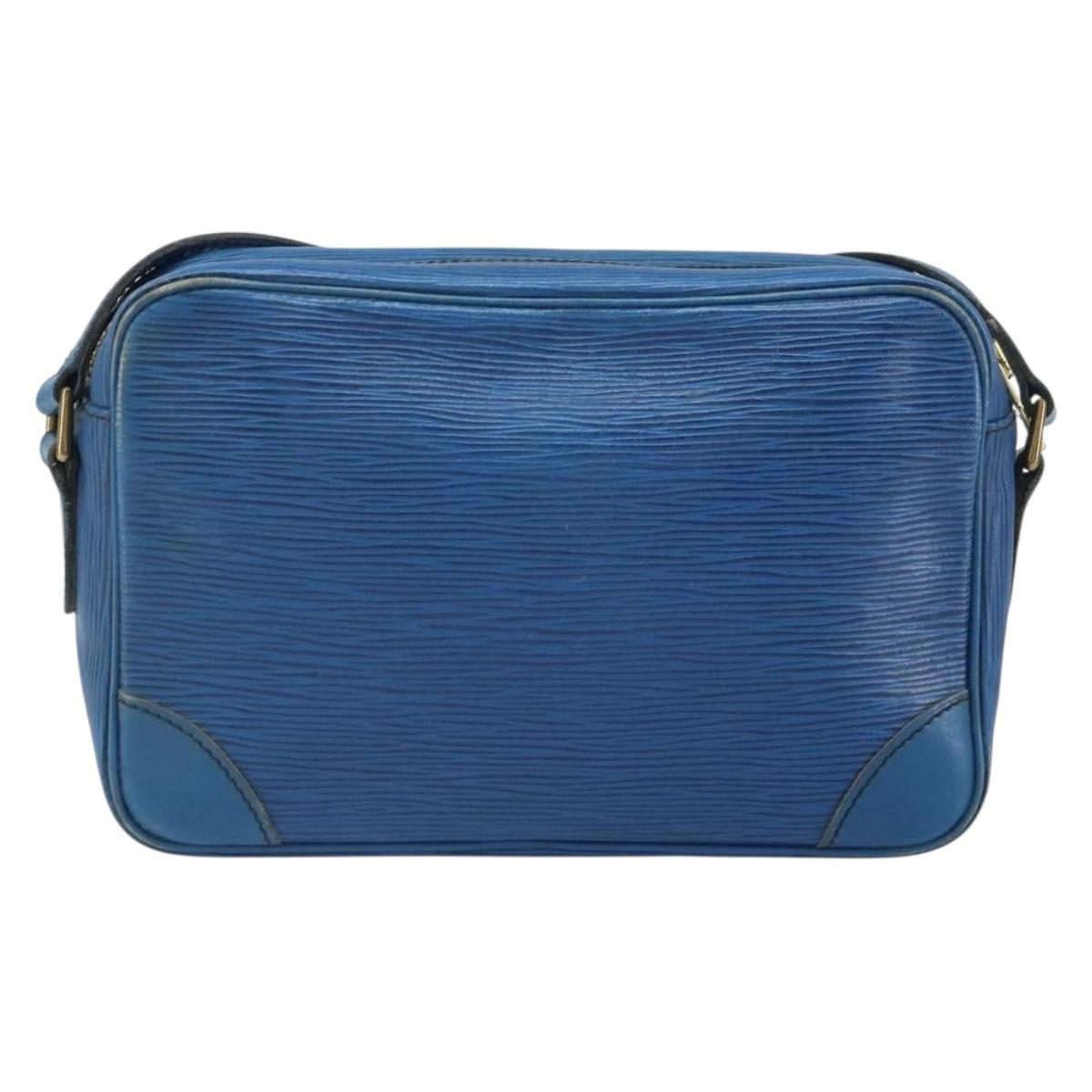 LOUIS VUITTON Epi Trocadero 23 Shoulder Bag Blue M52305 LV Auth ep12868