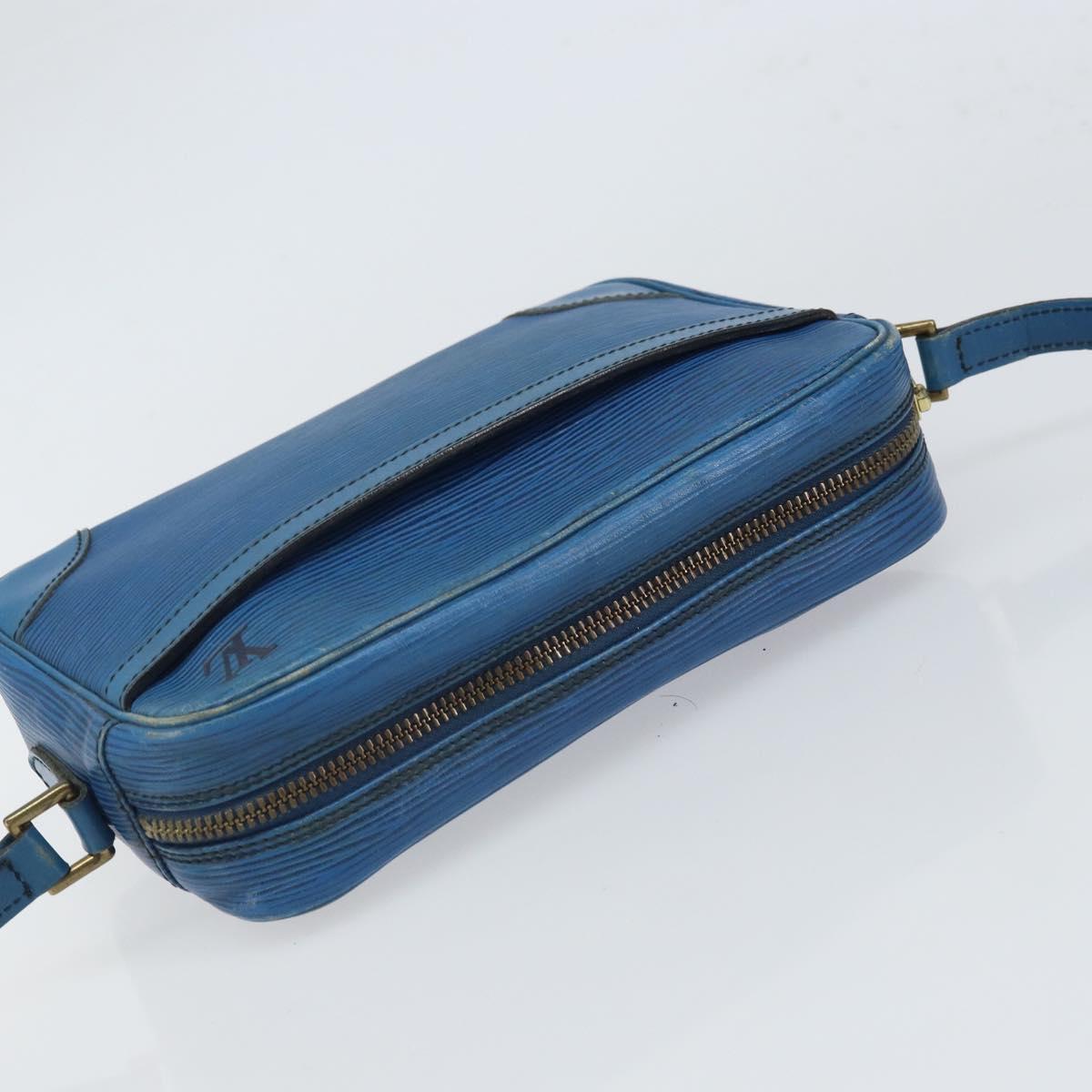LOUIS VUITTON Epi Trocadero 23 Shoulder Bag Blue M52305 LV Auth ep12868