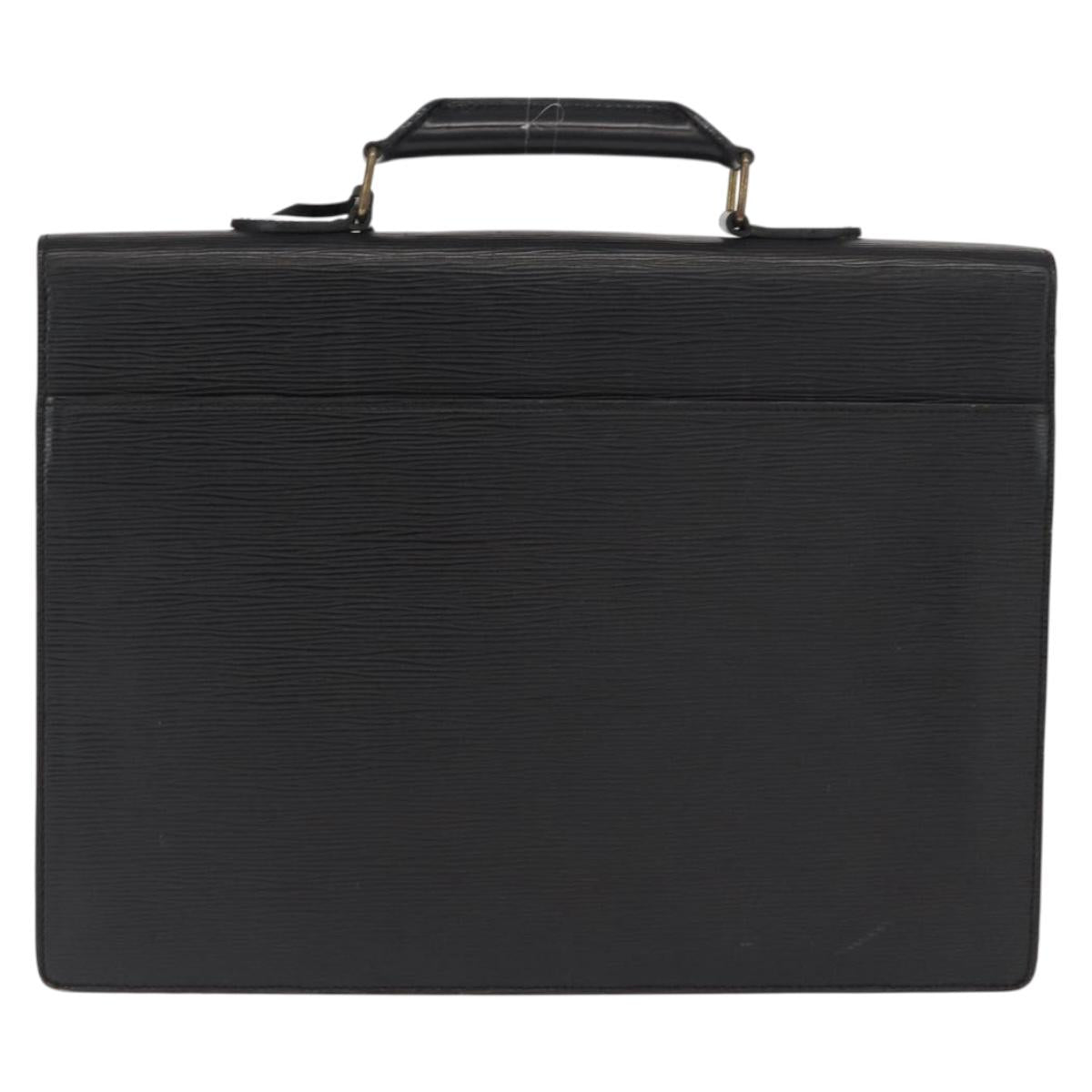 LOUIS VUITTON Epi Serviette Conseiller Business Bag Black M54422 LV Auth ep12871