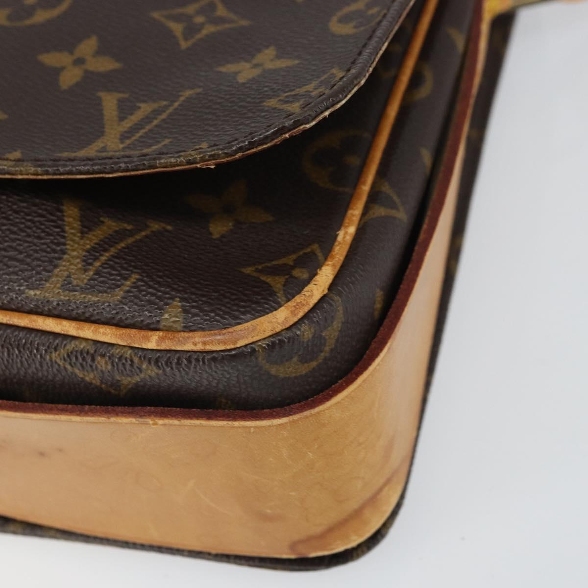 LOUIS VUITTON Monogram Cartouchiere GM Shoulder Bag M51252 LV Auth ep12876