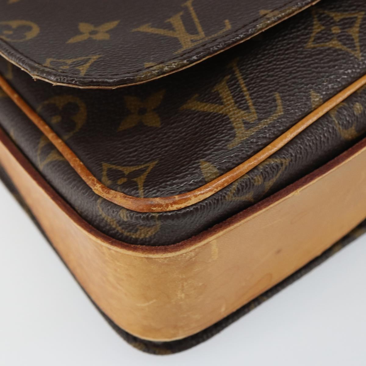 LOUIS VUITTON Monogram Cartouchiere GM Shoulder Bag M51252 LV Auth ep12876