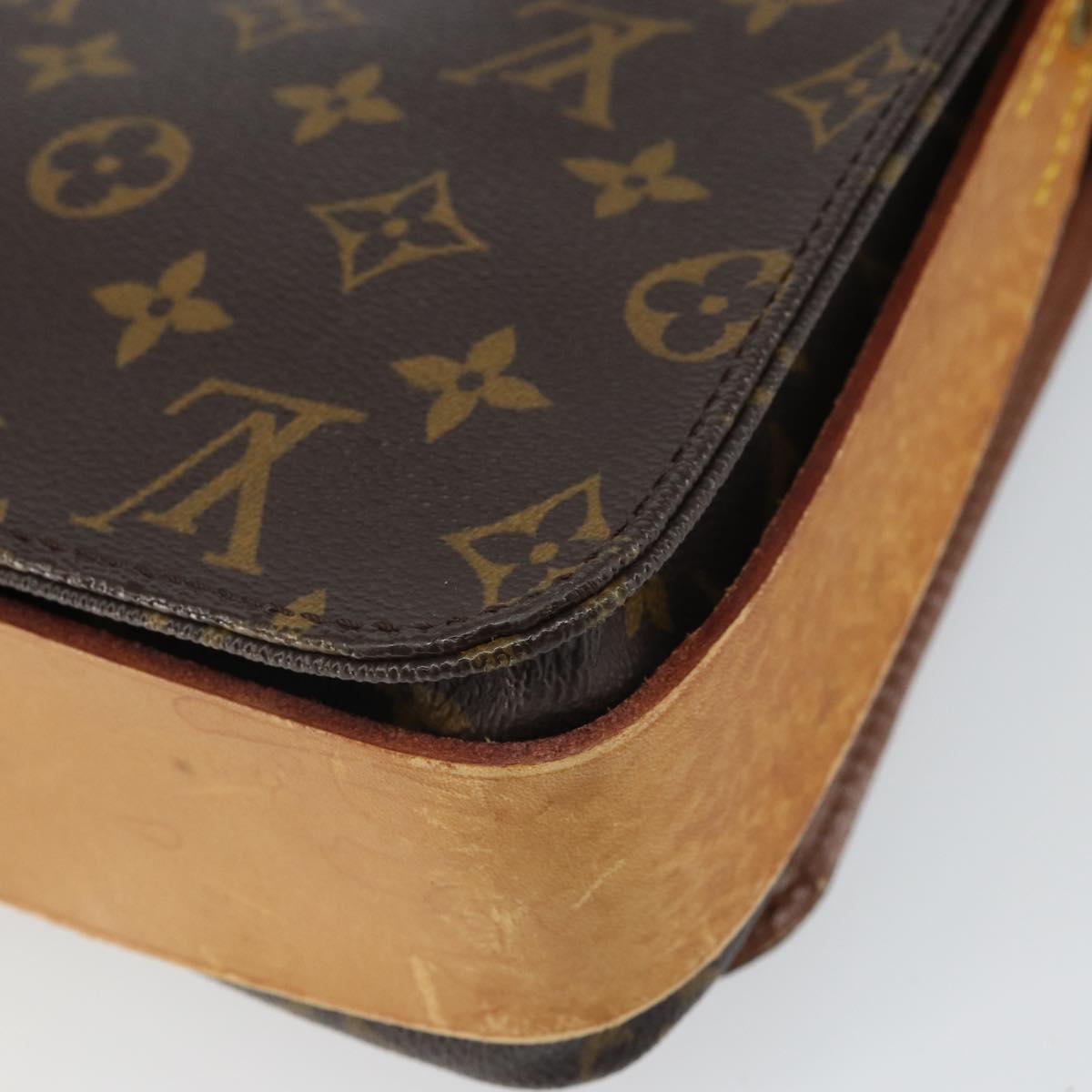 LOUIS VUITTON Monogram Cartouchiere GM Shoulder Bag M51252 LV Auth ep12876