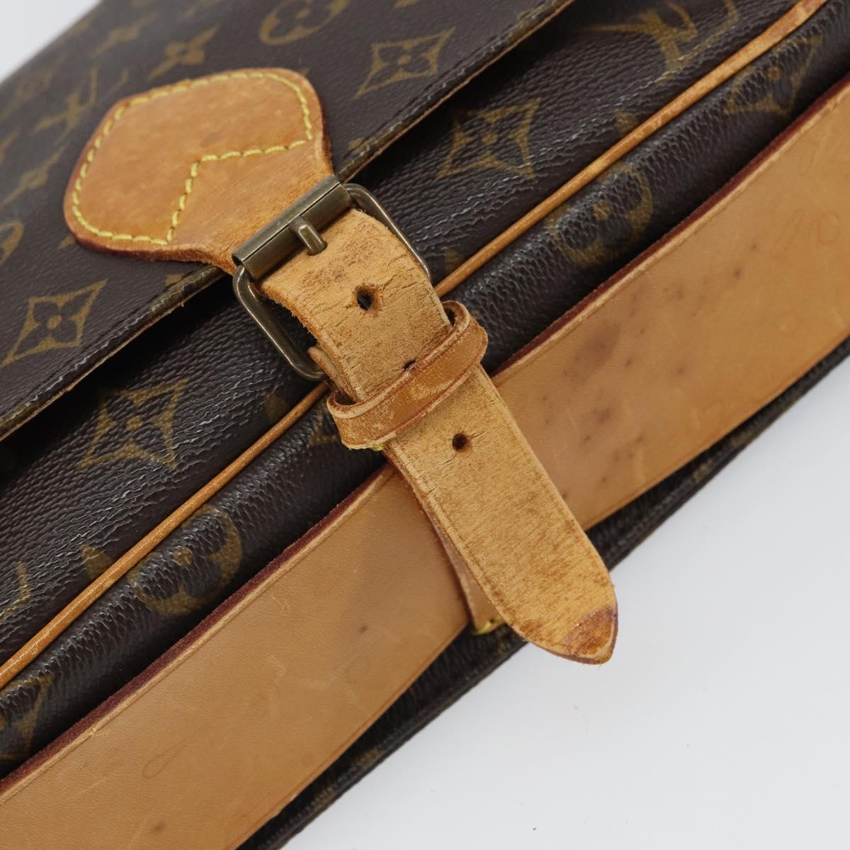 LOUIS VUITTON Monogram Cartouchiere GM Shoulder Bag M51252 LV Auth ep12876