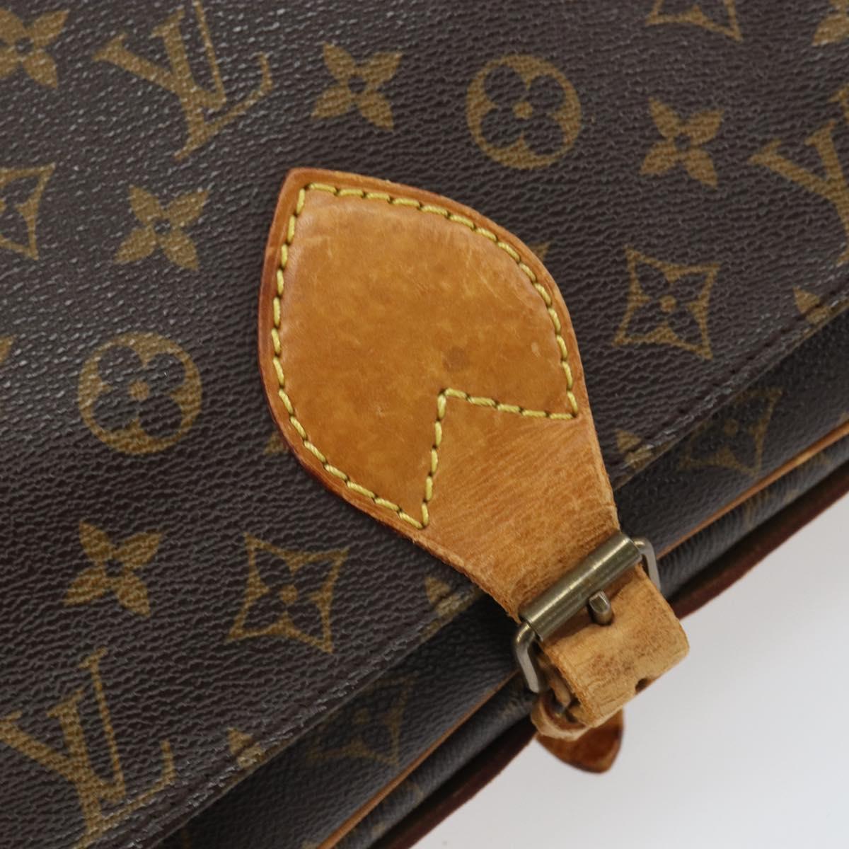 LOUIS VUITTON Monogram Cartouchiere GM Shoulder Bag M51252 LV Auth ep12876