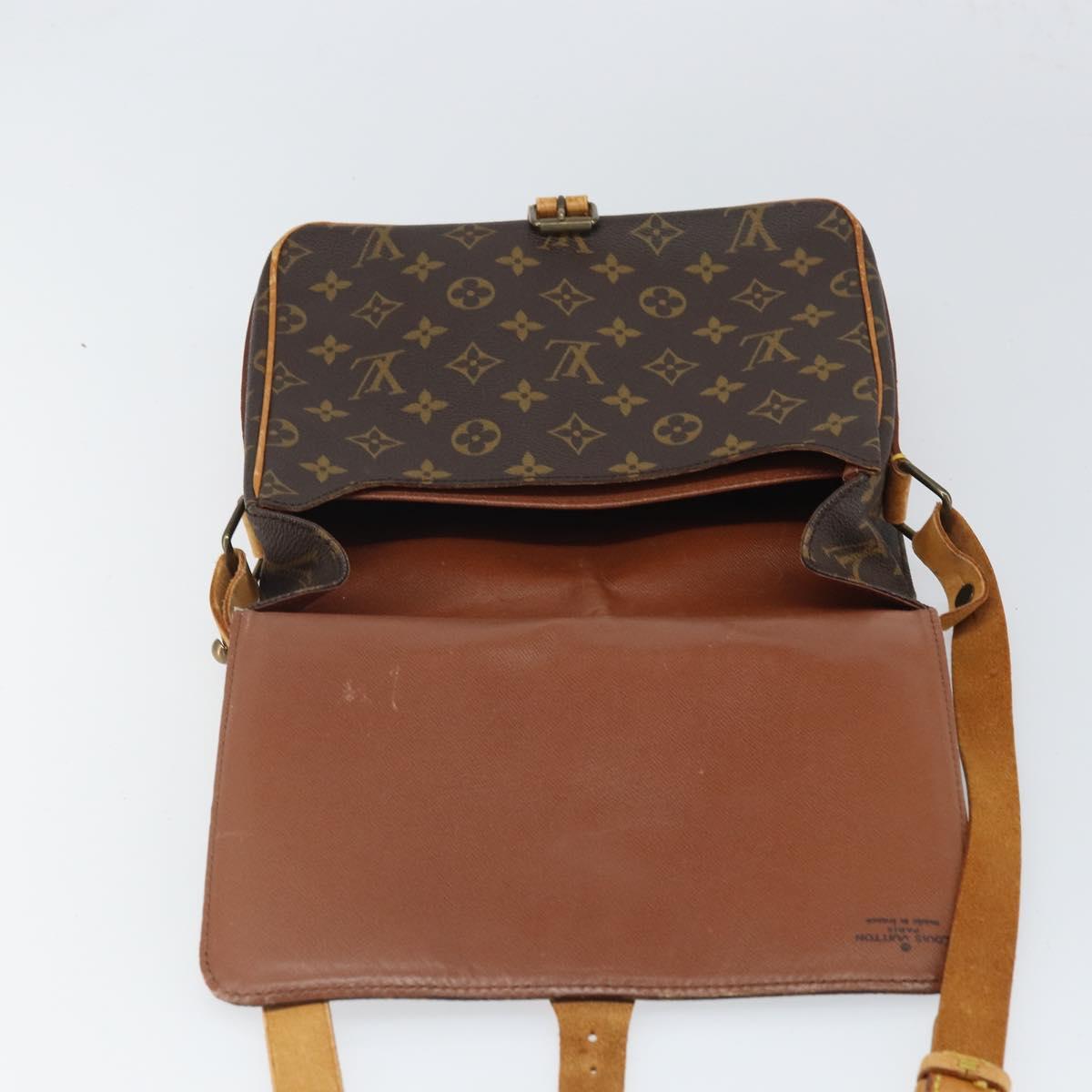 LOUIS VUITTON Monogram Cartouchiere GM Shoulder Bag M51252 LV Auth ep12876