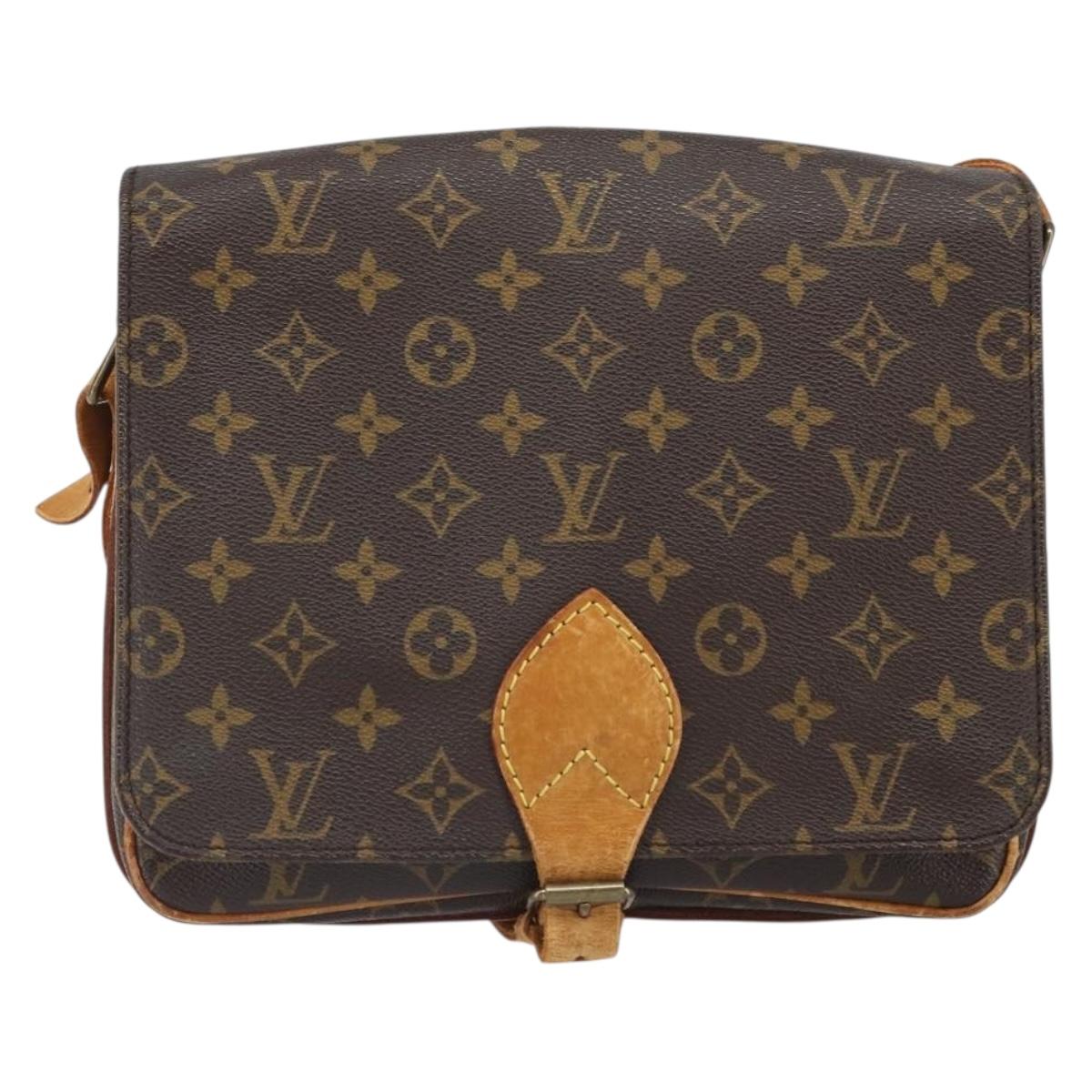 LOUIS VUITTON Monogram Cartouchiere GM Shoulder Bag M51252 LV Auth ep12876