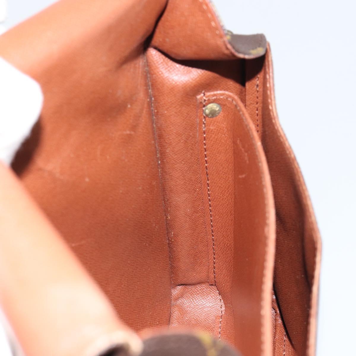 LOUIS VUITTON Monogram Cartouchiere GM Shoulder Bag M51252 LV Auth ep12876