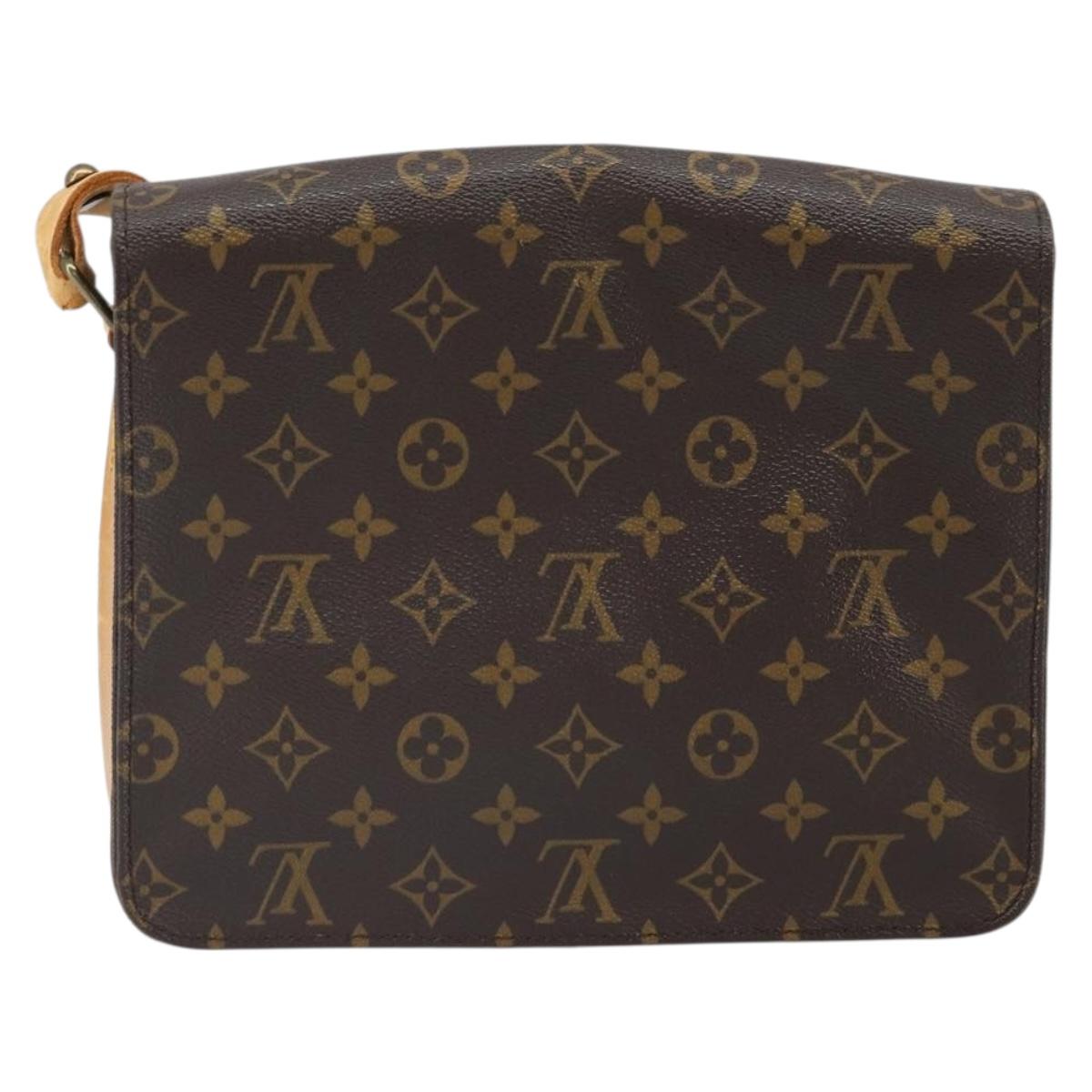 LOUIS VUITTON Monogram Cartouchiere GM Shoulder Bag M51252 LV Auth ep12876