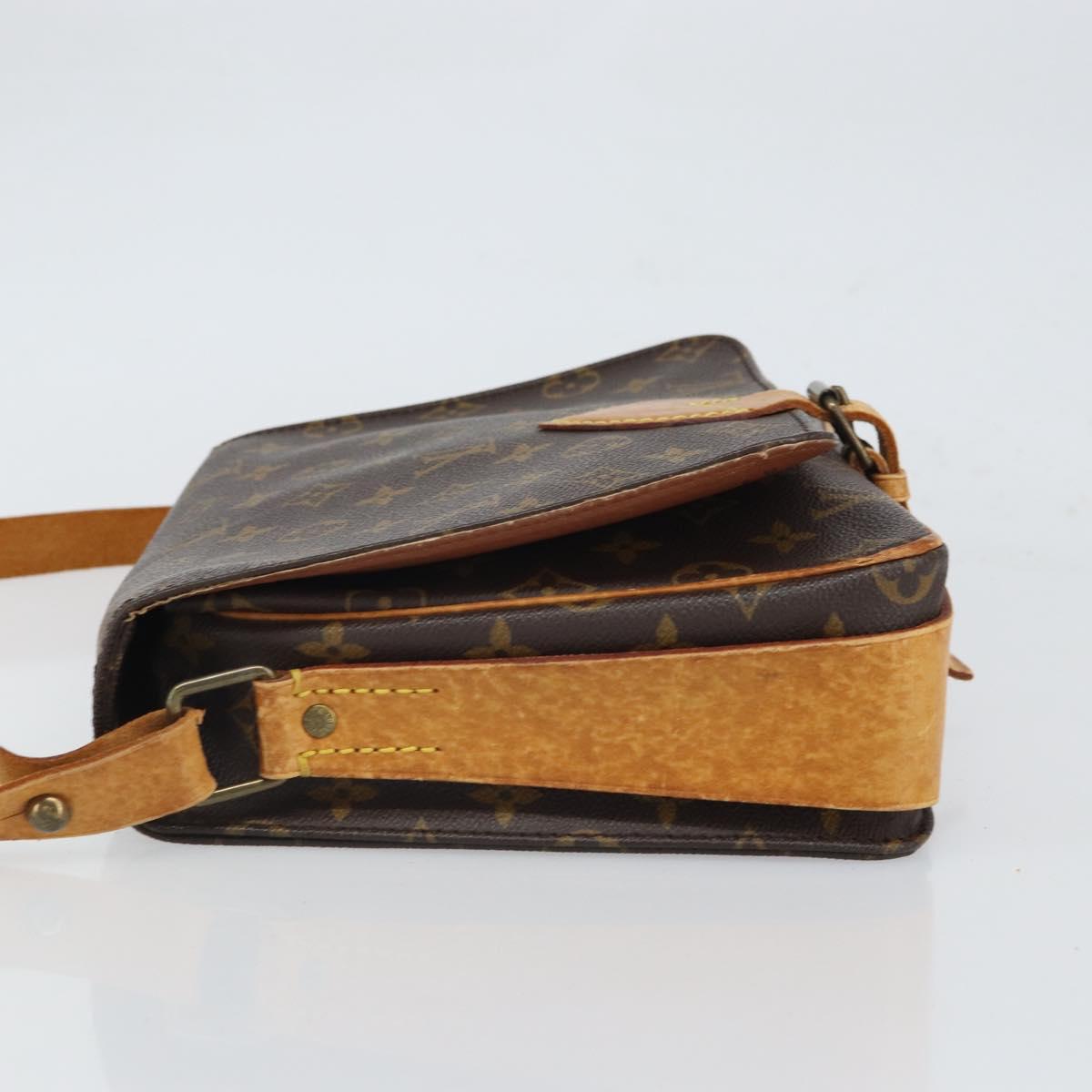 LOUIS VUITTON Monogram Cartouchiere GM Shoulder Bag M51252 LV Auth ep12876