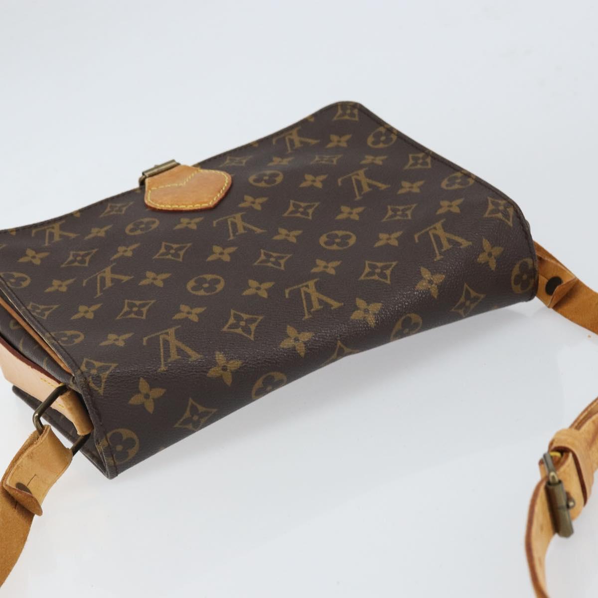 LOUIS VUITTON Monogram Cartouchiere GM Shoulder Bag M51252 LV Auth ep12876