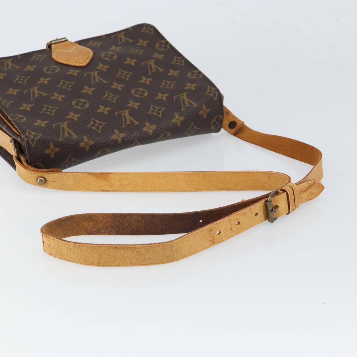 LOUIS VUITTON Monogram Cartouchiere GM Shoulder Bag M51252 LV Auth ep12876