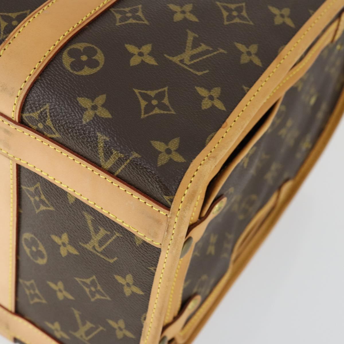 LOUIS VUITTON Monogram Sac Shan 40 Pet Carry M42024 LV Auth ep12896