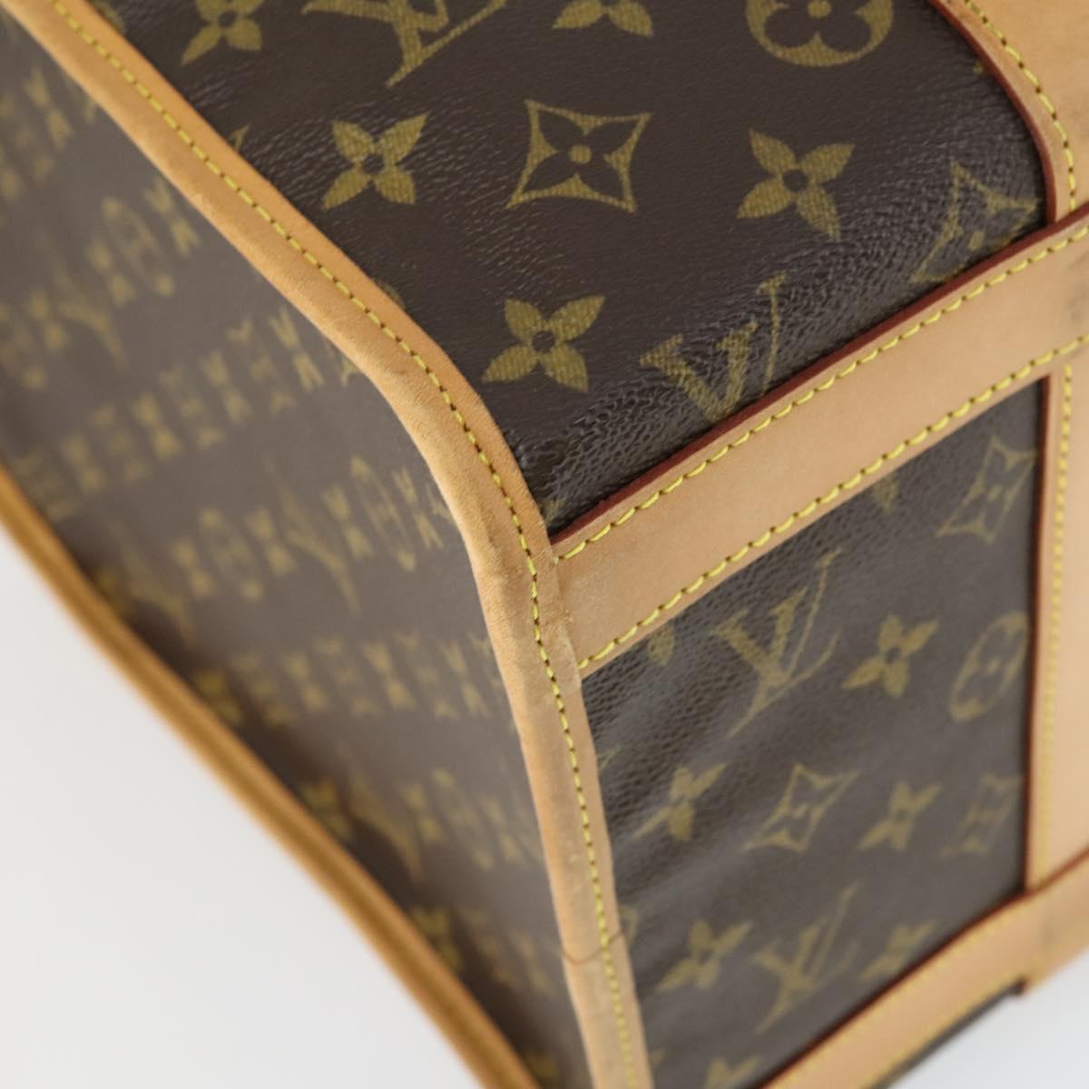 LOUIS VUITTON Monogram Sac Shan 40 Pet Carry M42024 LV Auth ep12896