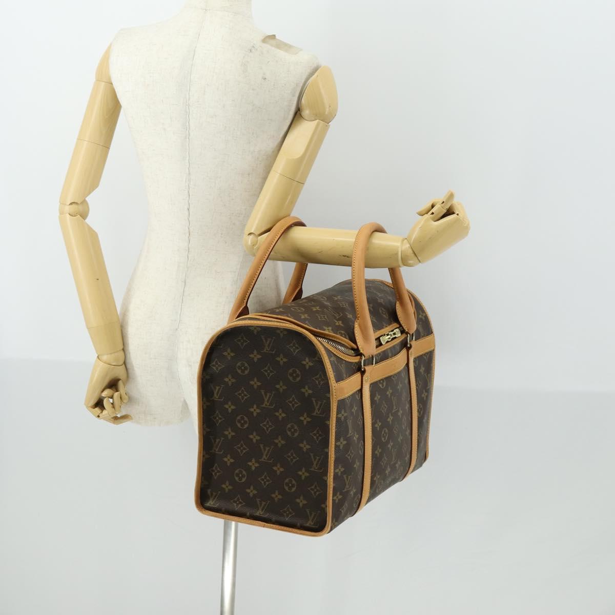 LOUIS VUITTON Monogram Sac Shan 40 Pet Carry M42024 LV Auth ep12896
