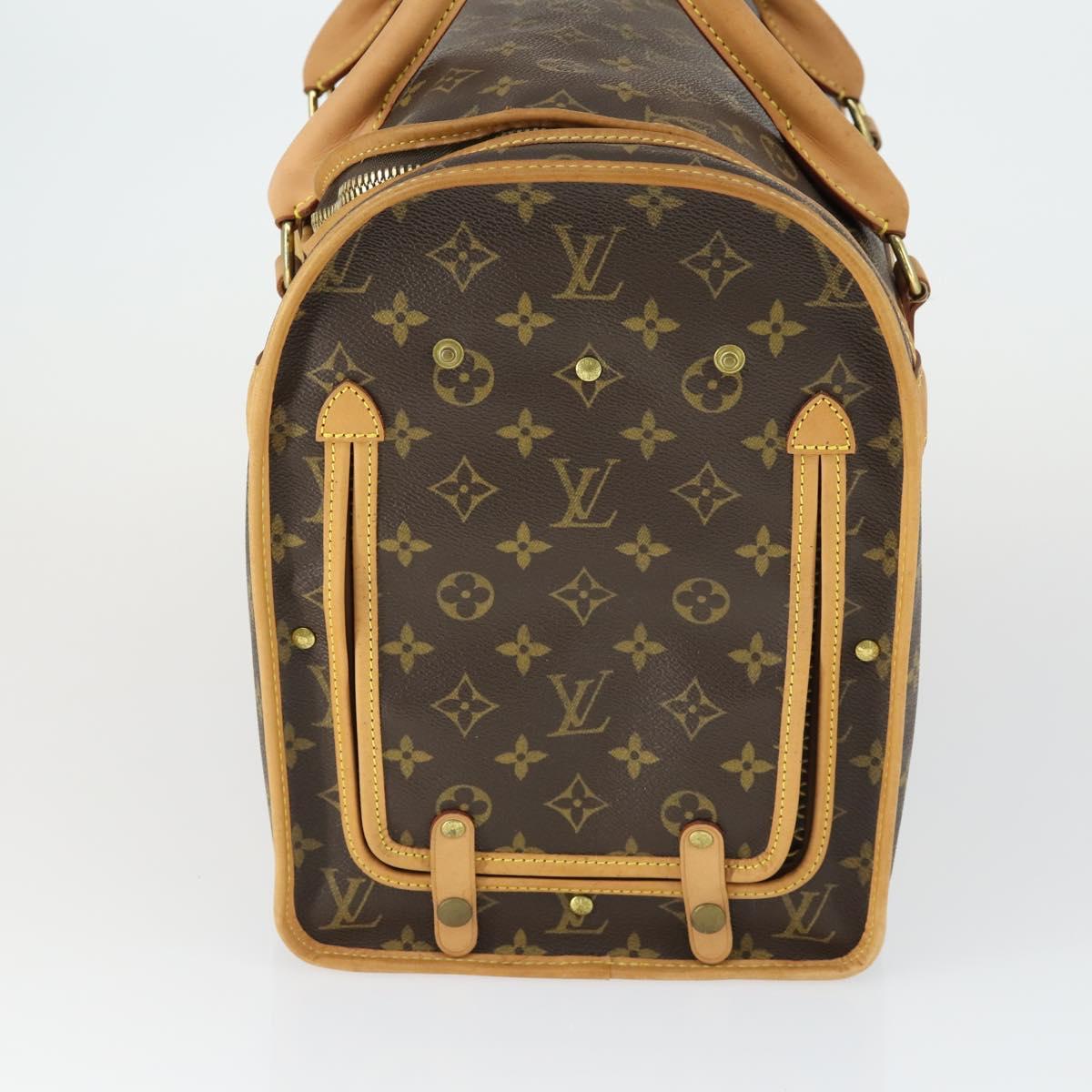 LOUIS VUITTON Monogram Sac Shan 40 Pet Carry M42024 LV Auth ep12896