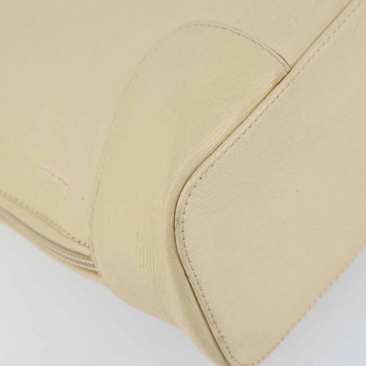 GUCCI Tote Bag Leather Beige 002 1122 2684 Auth ep12902