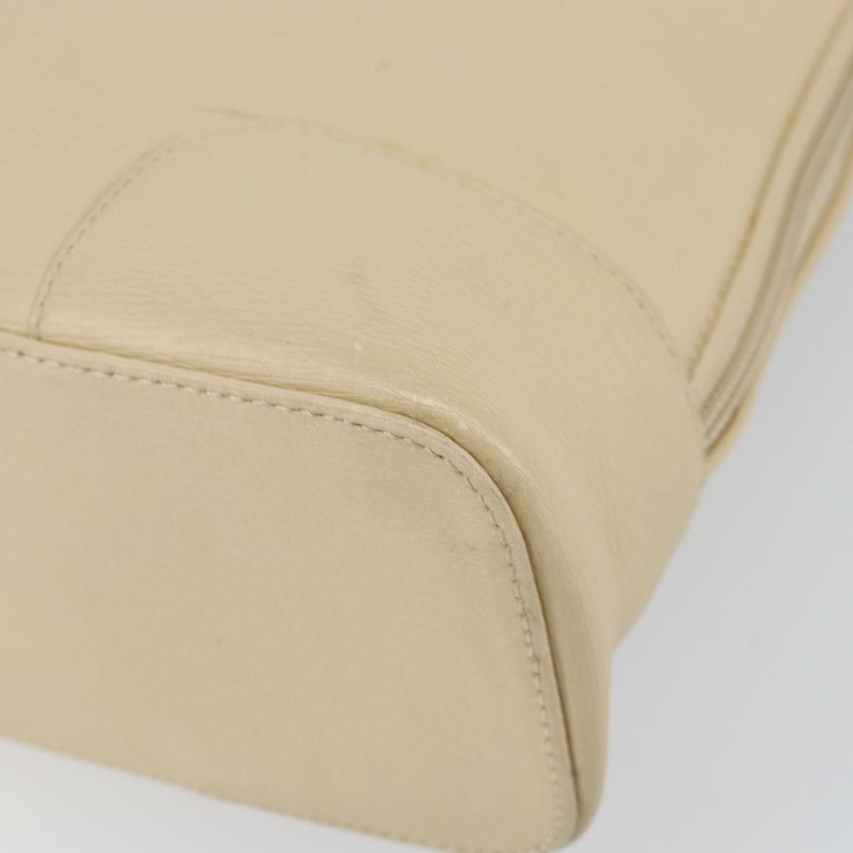 GUCCI Tote Bag Leather Beige 002 1122 2684 Auth ep12902