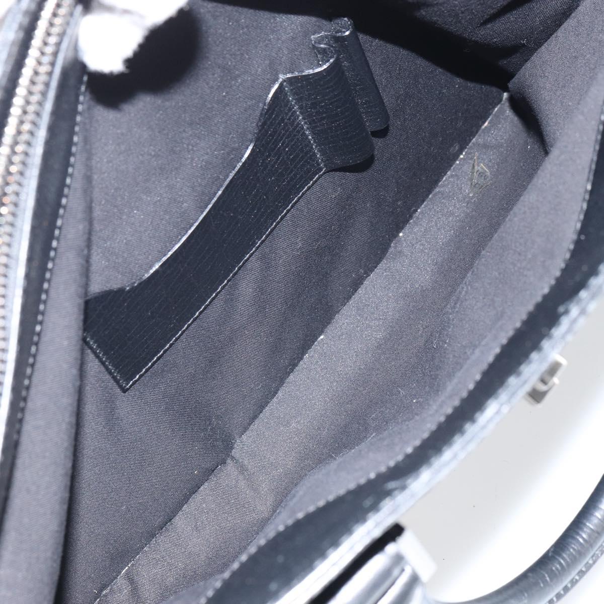 GUCCI Hand Bag Leather Black Silver 114262 Auth ep12908