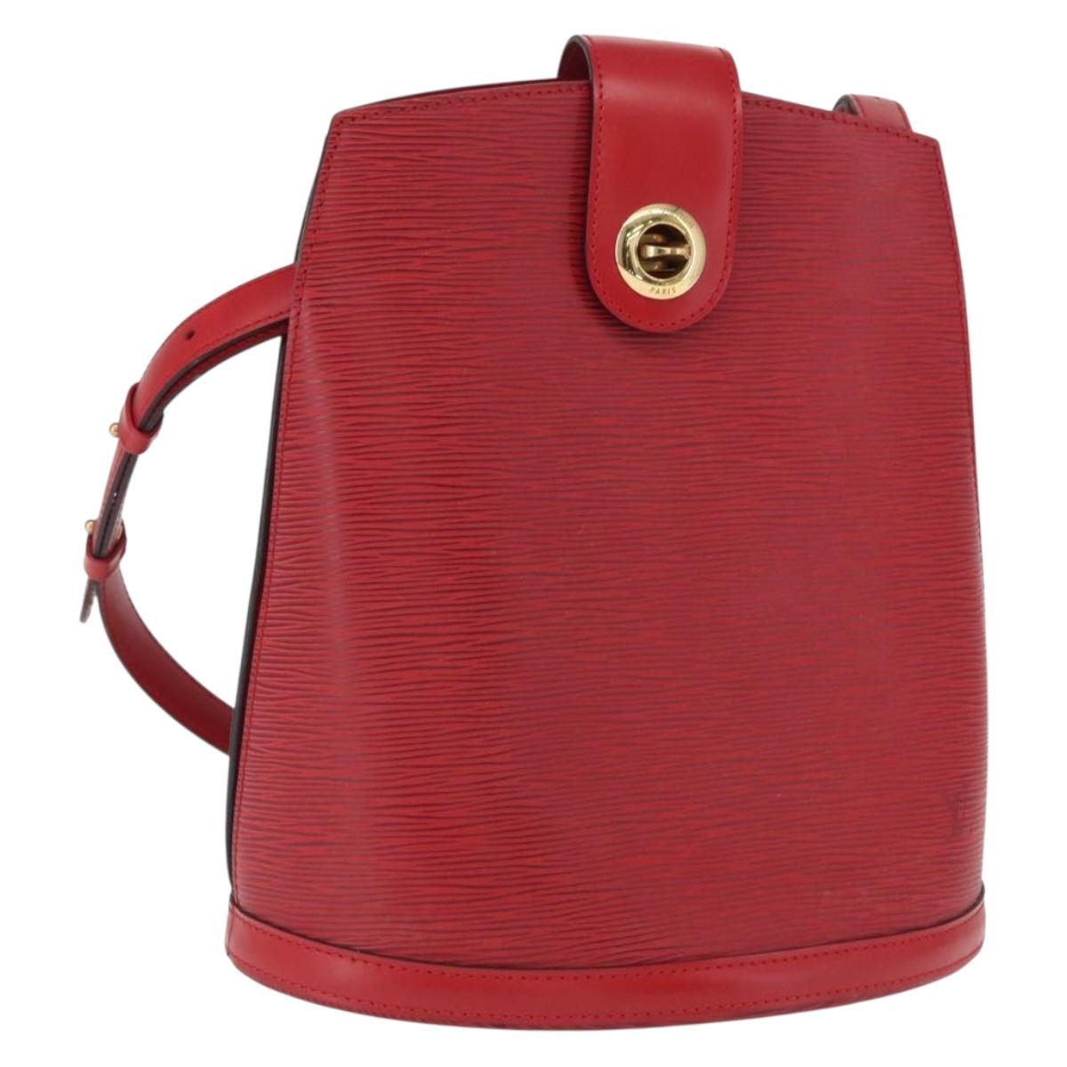 LOUIS VUITTON Epi Cluny Shoulder Bag Red M52257 LV Auth ep12923