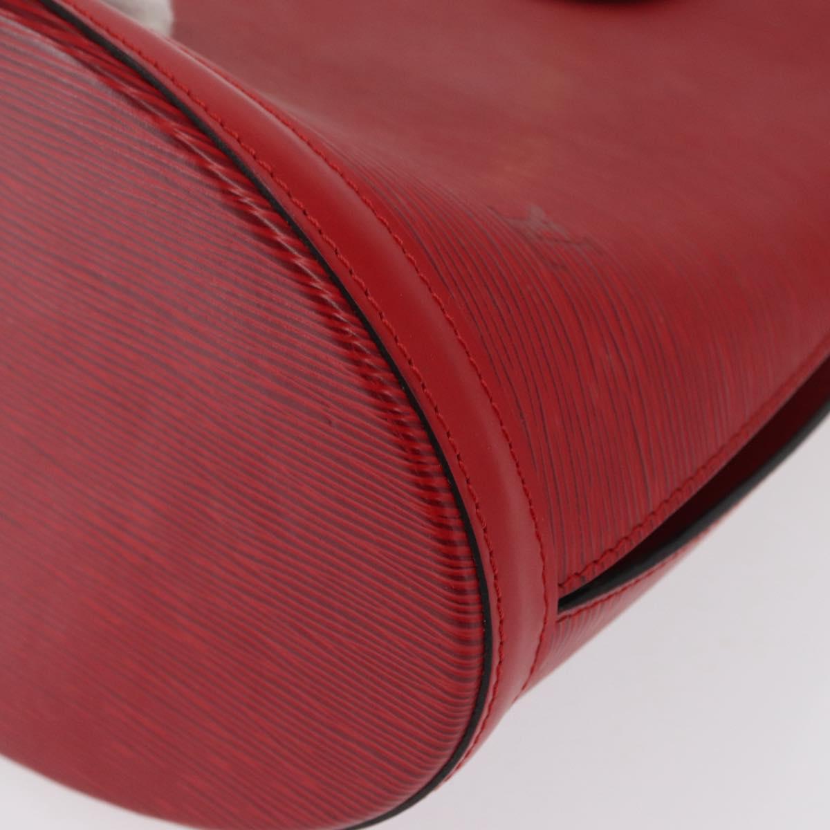 LOUIS VUITTON Epi Cluny Shoulder Bag Red M52257 LV Auth ep12923