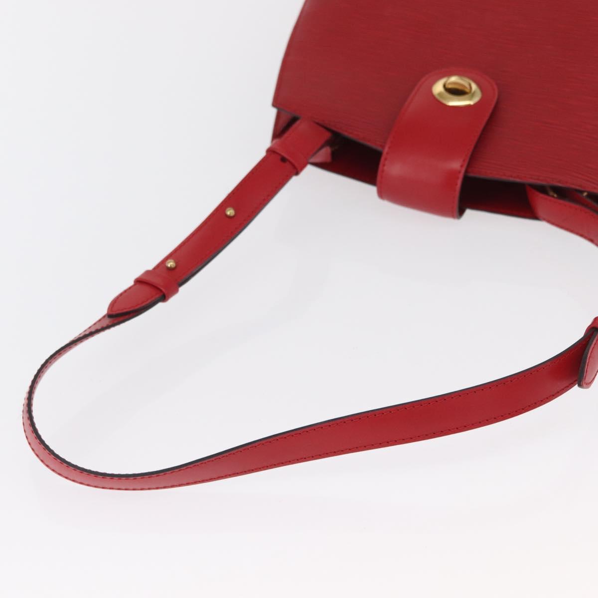 LOUIS VUITTON Epi Cluny Shoulder Bag Red M52257 LV Auth ep12923