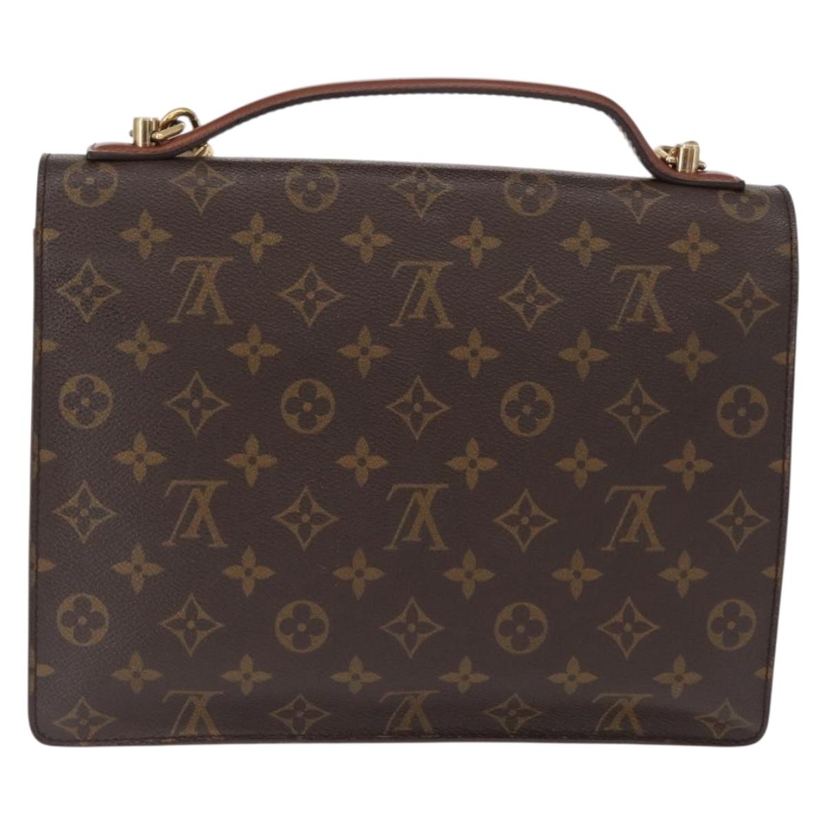 LOUIS VUITTON Monogram Monceau 28 Hand Bag M51185 LV Auth ep12939