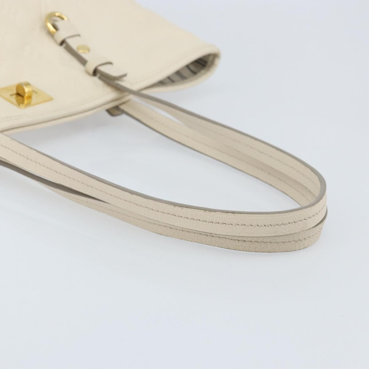 LOUIS VUITTON Monogram Empreinte Citadine PM Tote Bag Neige M40554 Auth ep12944