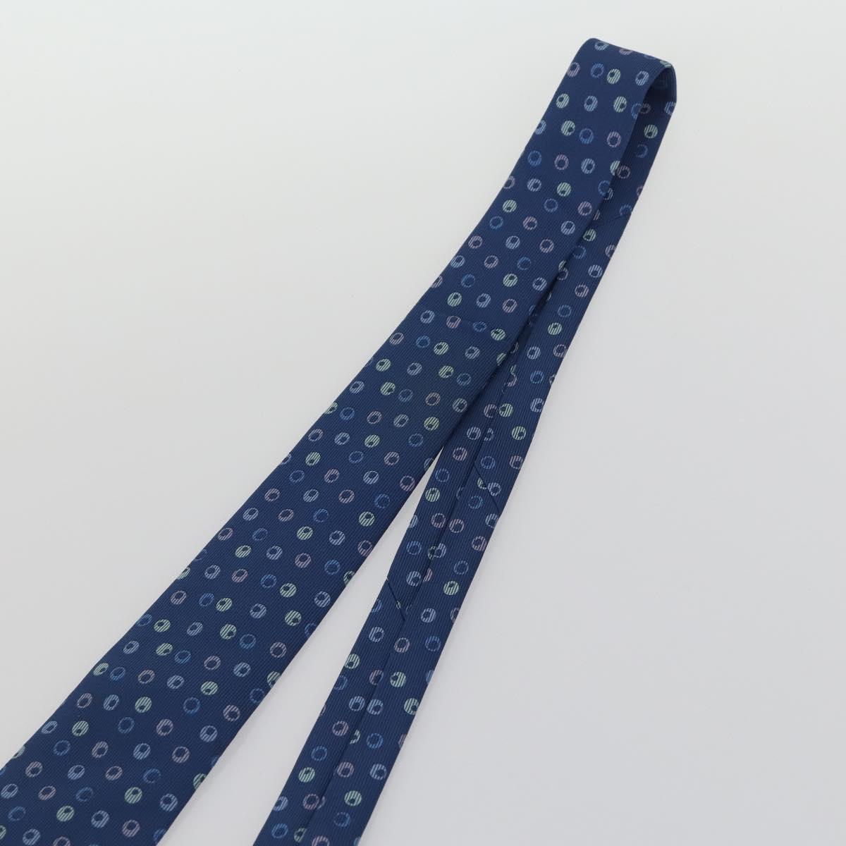 HERMES Chanel Louis Vuitton Necktie 3 Set Blue Green Auth ep12971