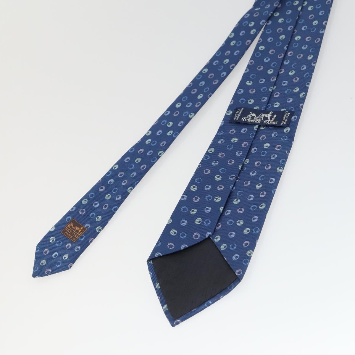 HERMES Chanel Louis Vuitton Necktie 3 Set Blue Green Auth ep12971