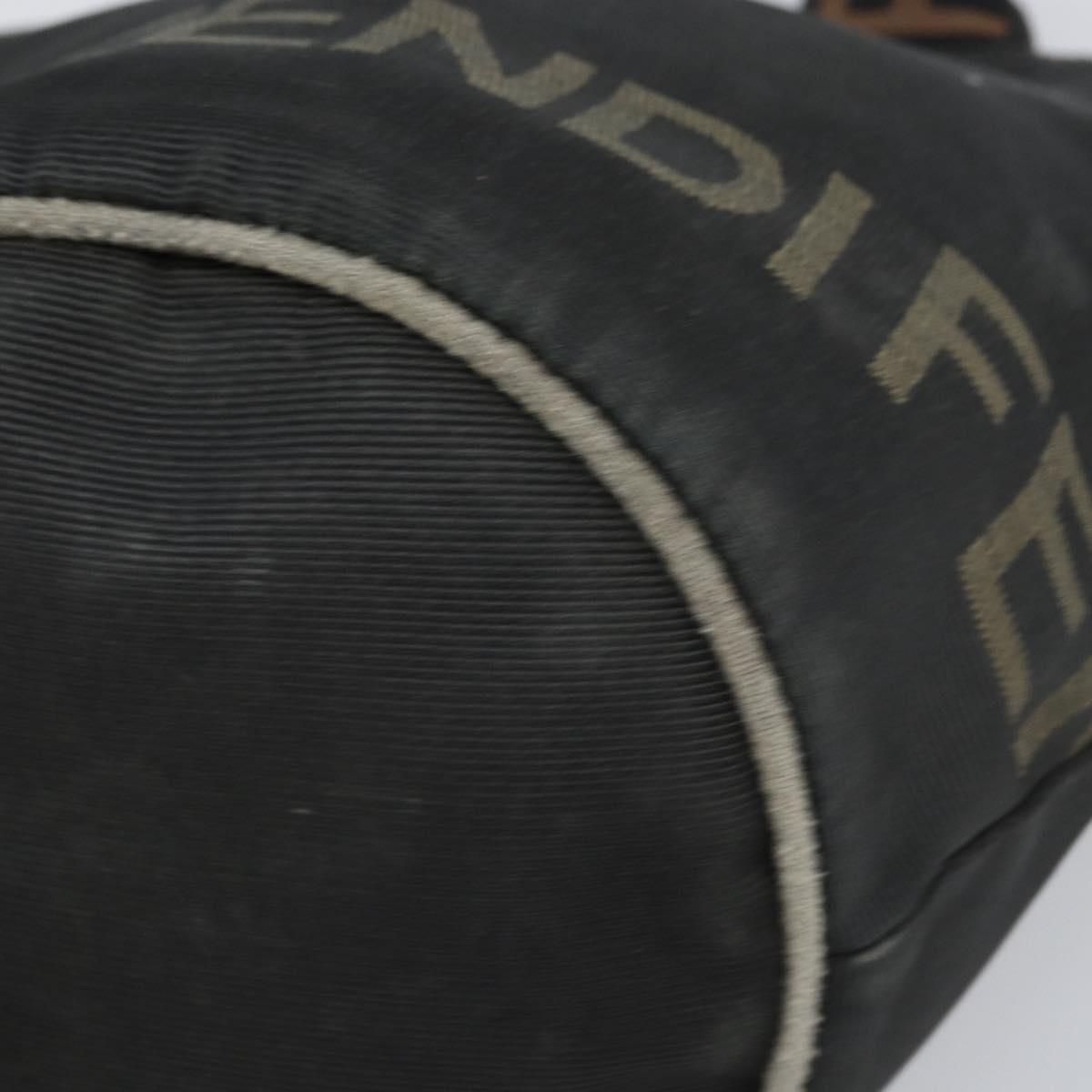 FENDI Hand Bag Nylon Black Auth ep12981