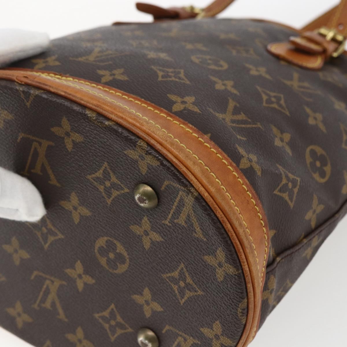 LOUIS VUITTON Monogram Bucket PM Shoulder Bag M42238 LV Auth ep13001
