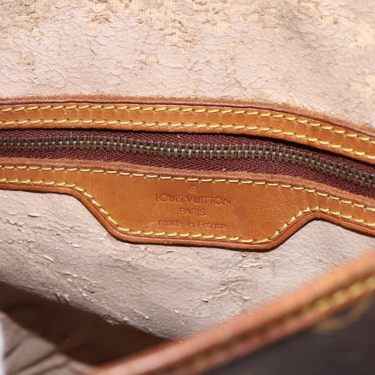 LOUIS VUITTON Monogram Bucket PM Shoulder Bag M42238 LV Auth ep13001