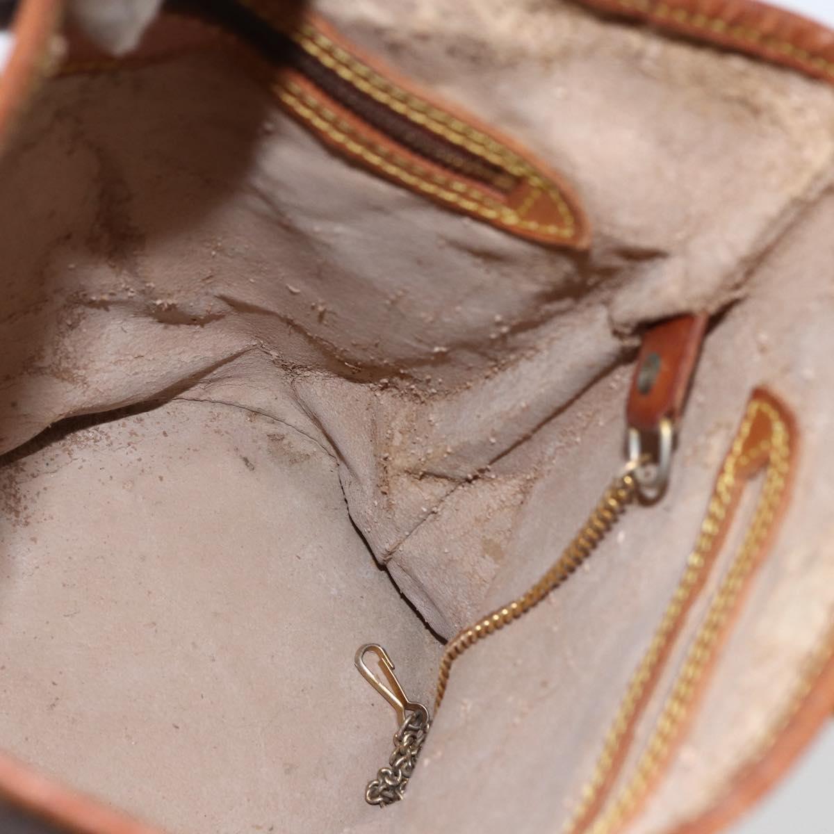 LOUIS VUITTON Monogram Bucket PM Shoulder Bag M42238 LV Auth ep13001