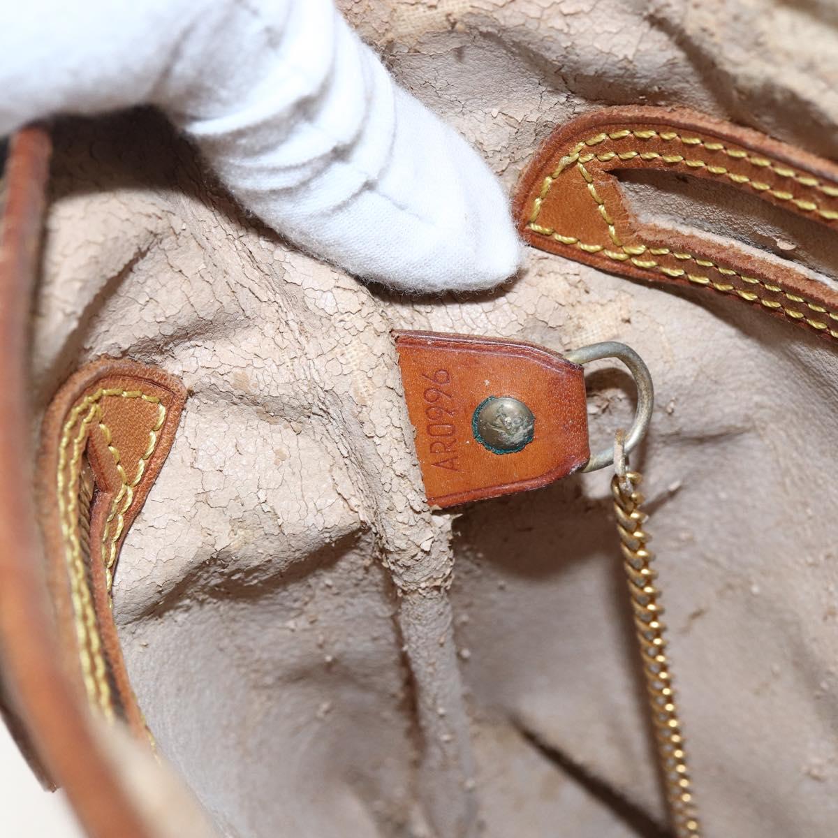 LOUIS VUITTON Monogram Bucket PM Shoulder Bag M42238 LV Auth ep13001
