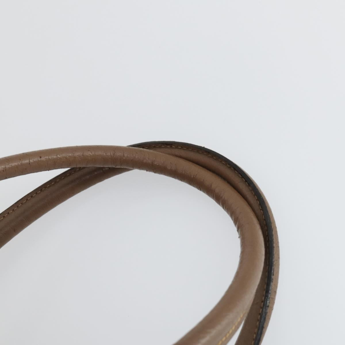 GUCCI GG Supreme Boston Bag PVC Leather Beige Gold 012 3754 6081 Auth ep13021