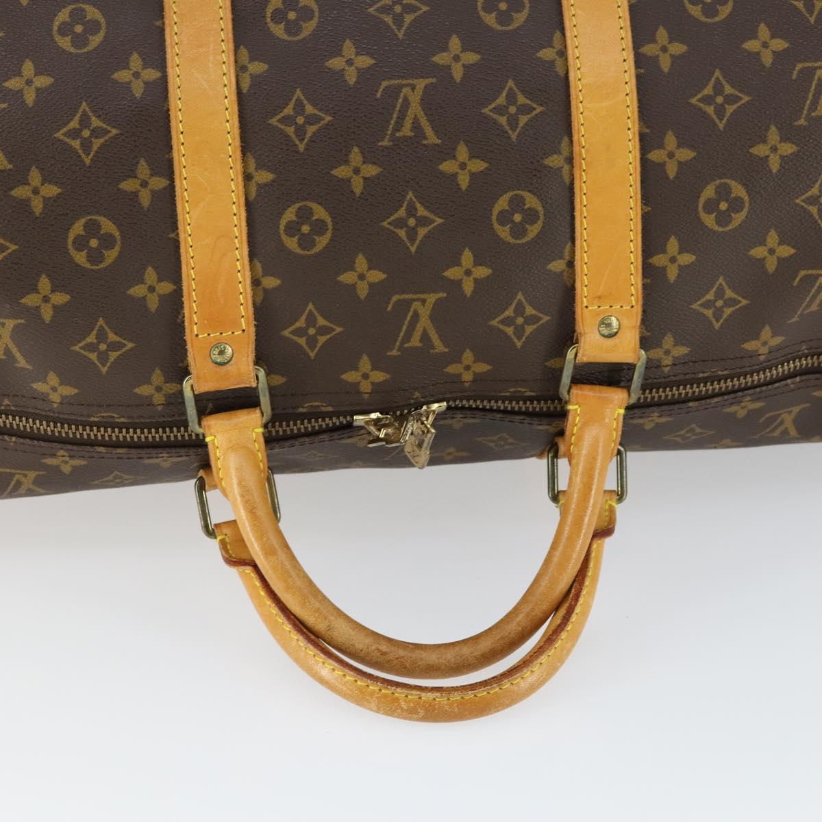 LOUIS VUITTON Monogram Keepall 60 Boston Bag M41422 LV Auth ep13028