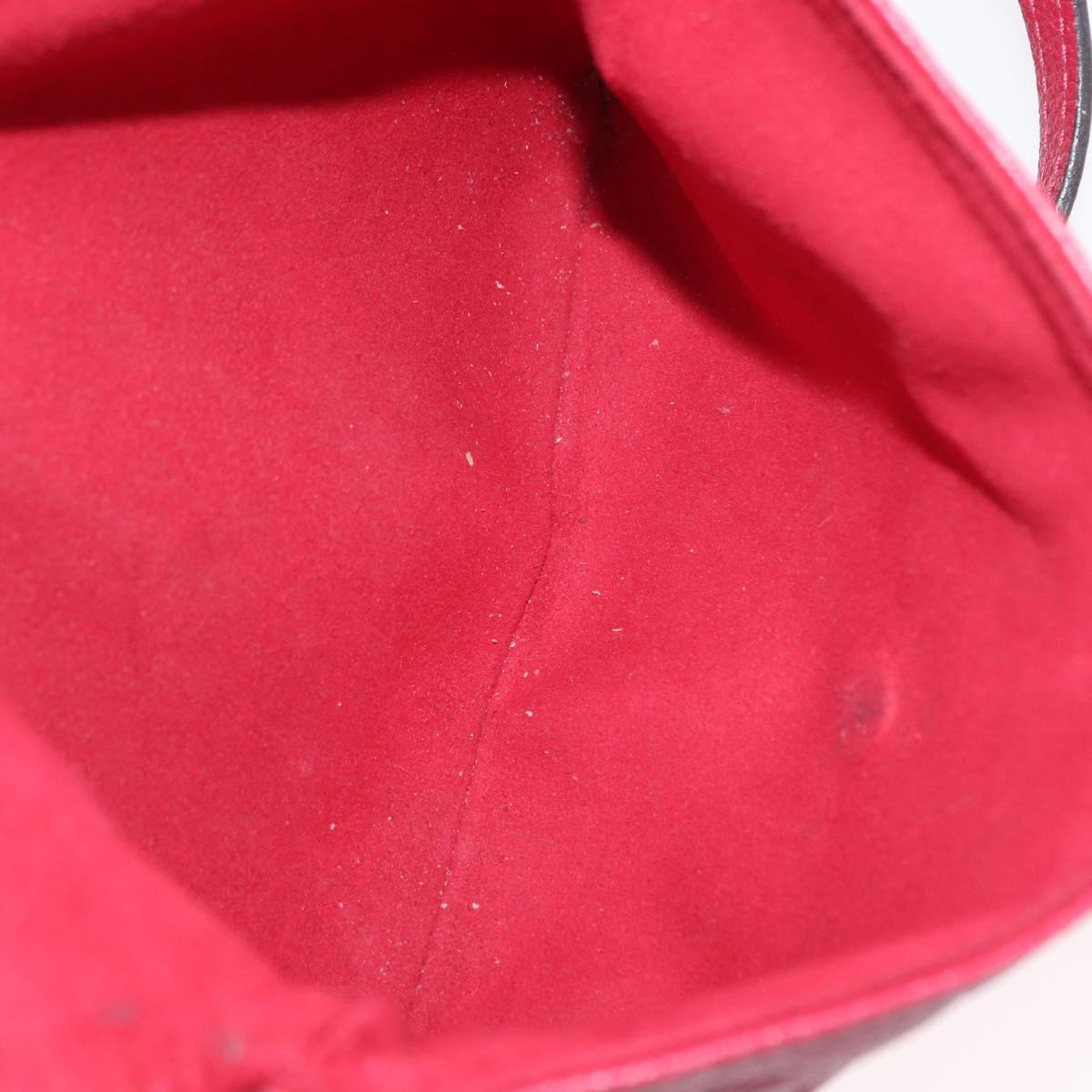LOUIS VUITTON Monogram Empreinte Twice Shoulder Bag Cerise M50259 Auth ep13040