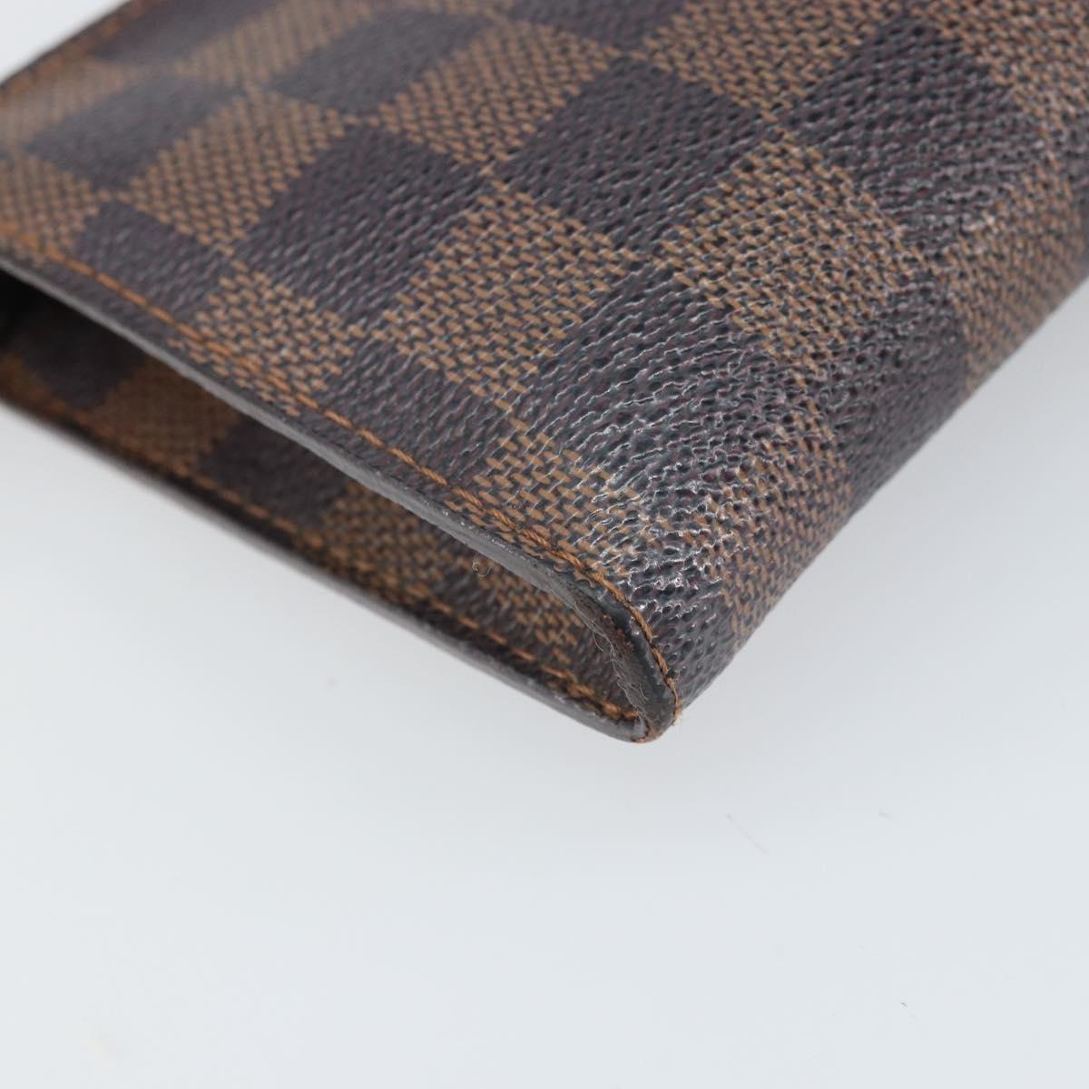 LOUIS VUITTON Damier Ebene Marais Pouch LV Auth ep13046