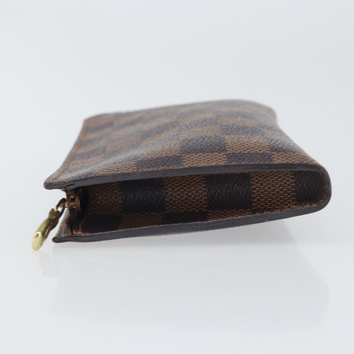 LOUIS VUITTON Damier Ebene Marais Pouch LV Auth ep13046