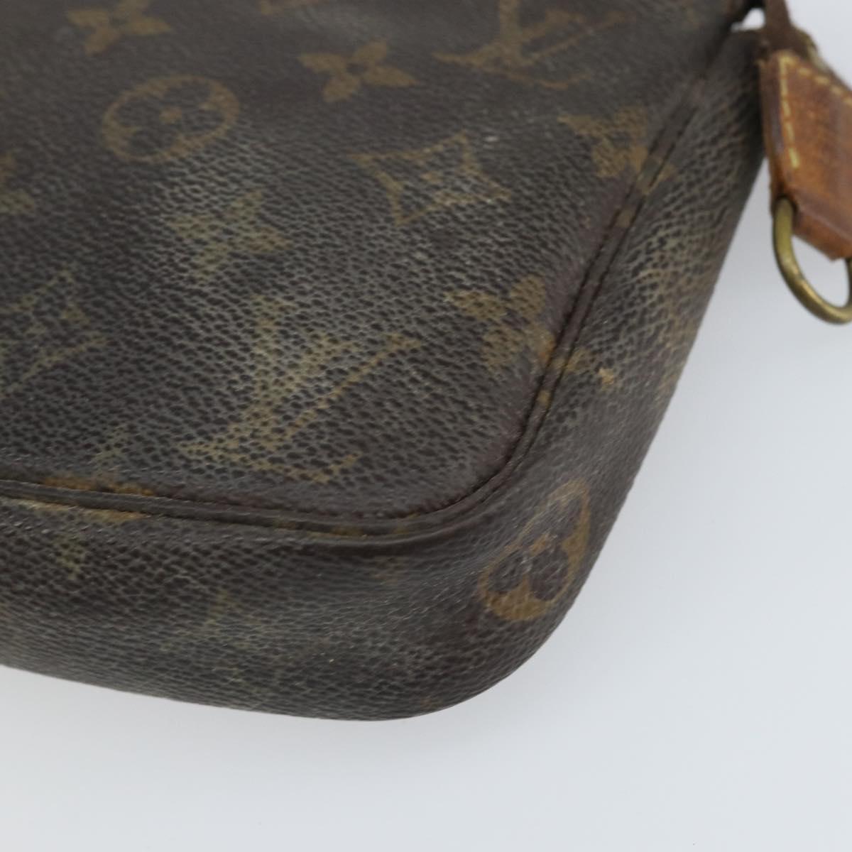 LOUIS VUITTON Monogram Pochette Accessoires Pouch M51980 LV Auth ep13050