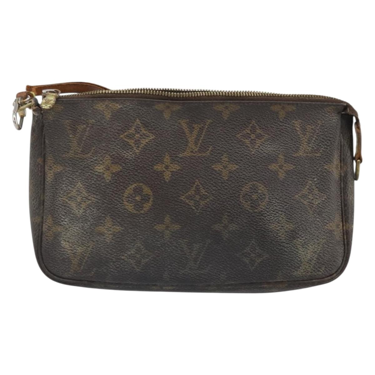 LOUIS VUITTON Monogram Pochette Accessoires Pouch M51980 LV Auth ep13050