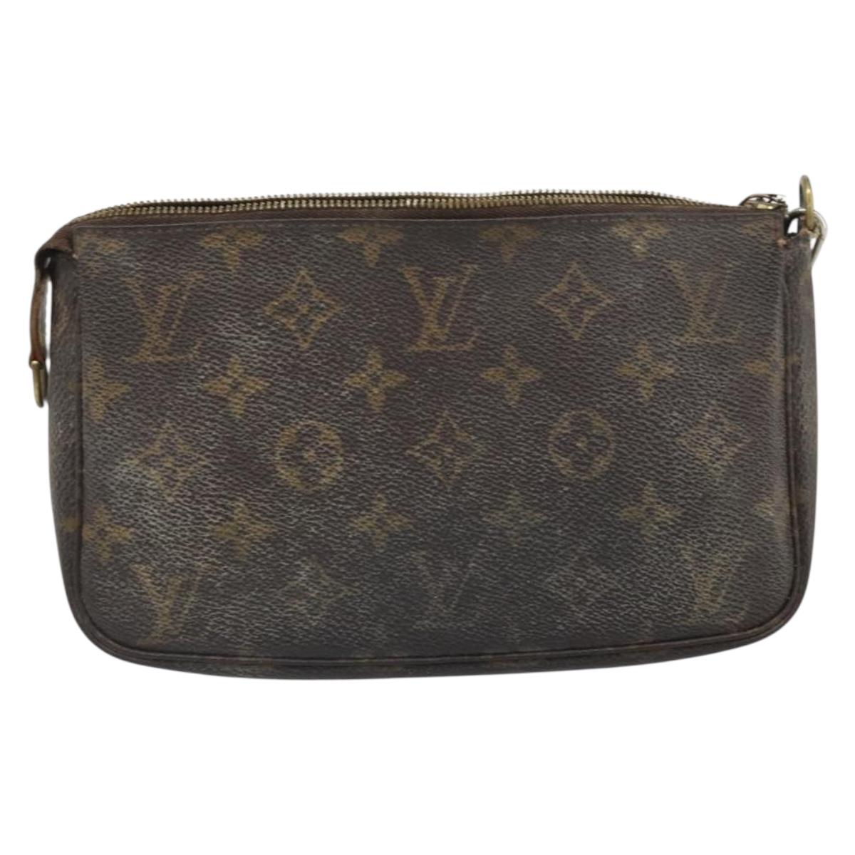 LOUIS VUITTON Monogram Pochette Accessoires Pouch M51980 LV Auth ep13050