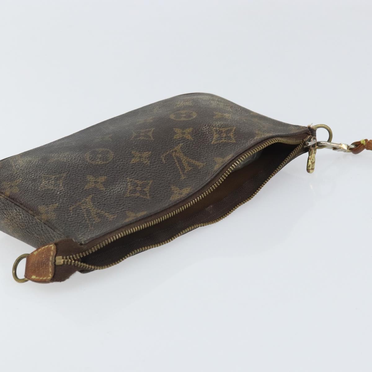 LOUIS VUITTON Monogram Pochette Accessoires Pouch M51980 LV Auth ep13050