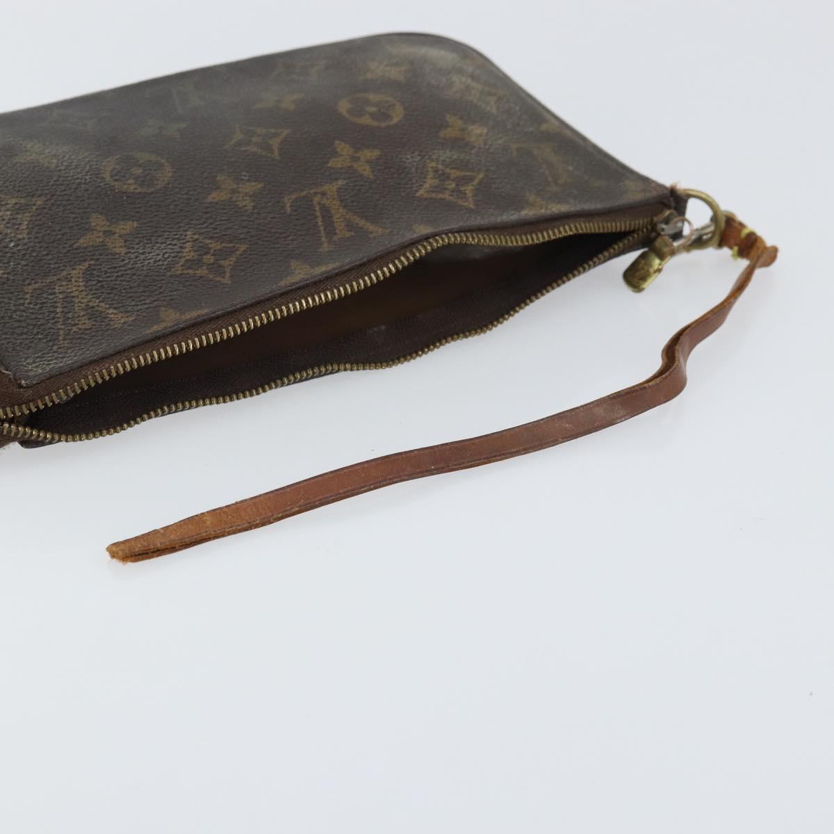 LOUIS VUITTON Monogram Pochette Accessoires Pouch M51980 LV Auth ep13050