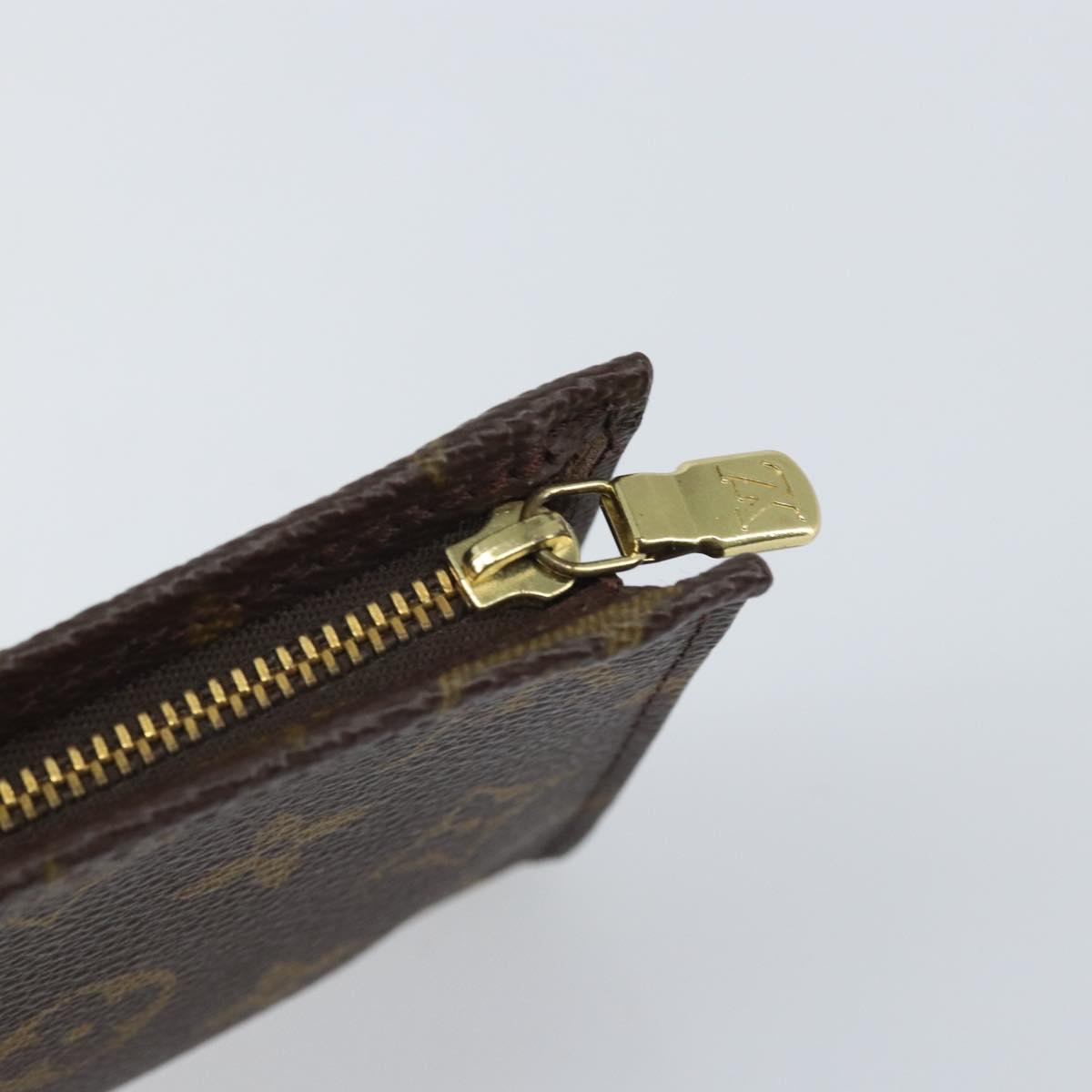 LOUIS VUITTON Monogram Bucket GM Accessory Pouch LV Auth ep13092