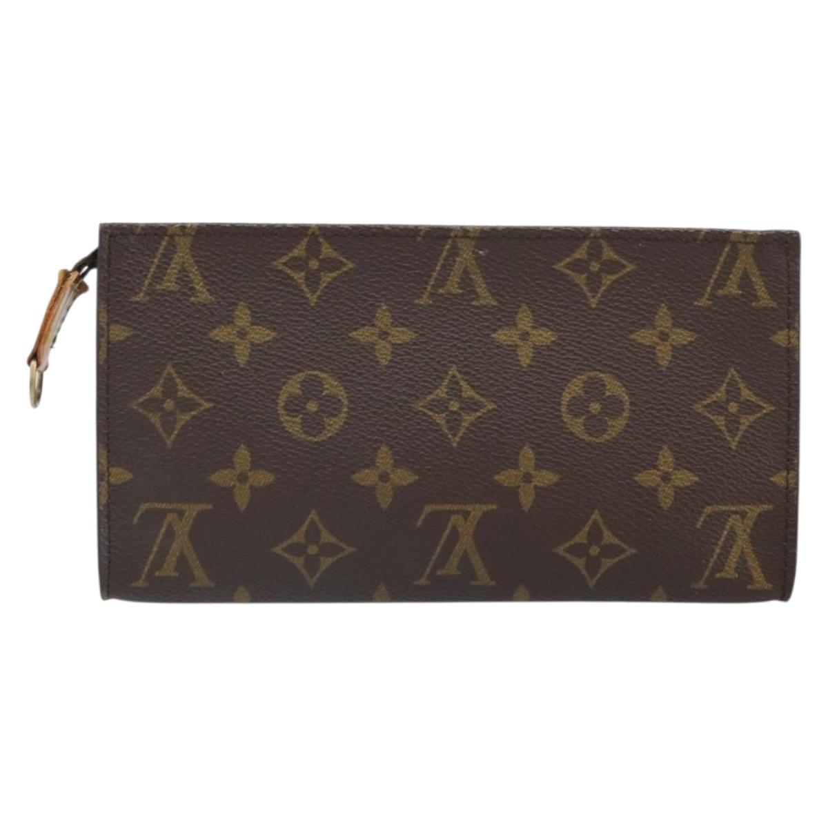 LOUIS VUITTON Monogram Bucket GM Accessory Pouch LV Auth ep13092